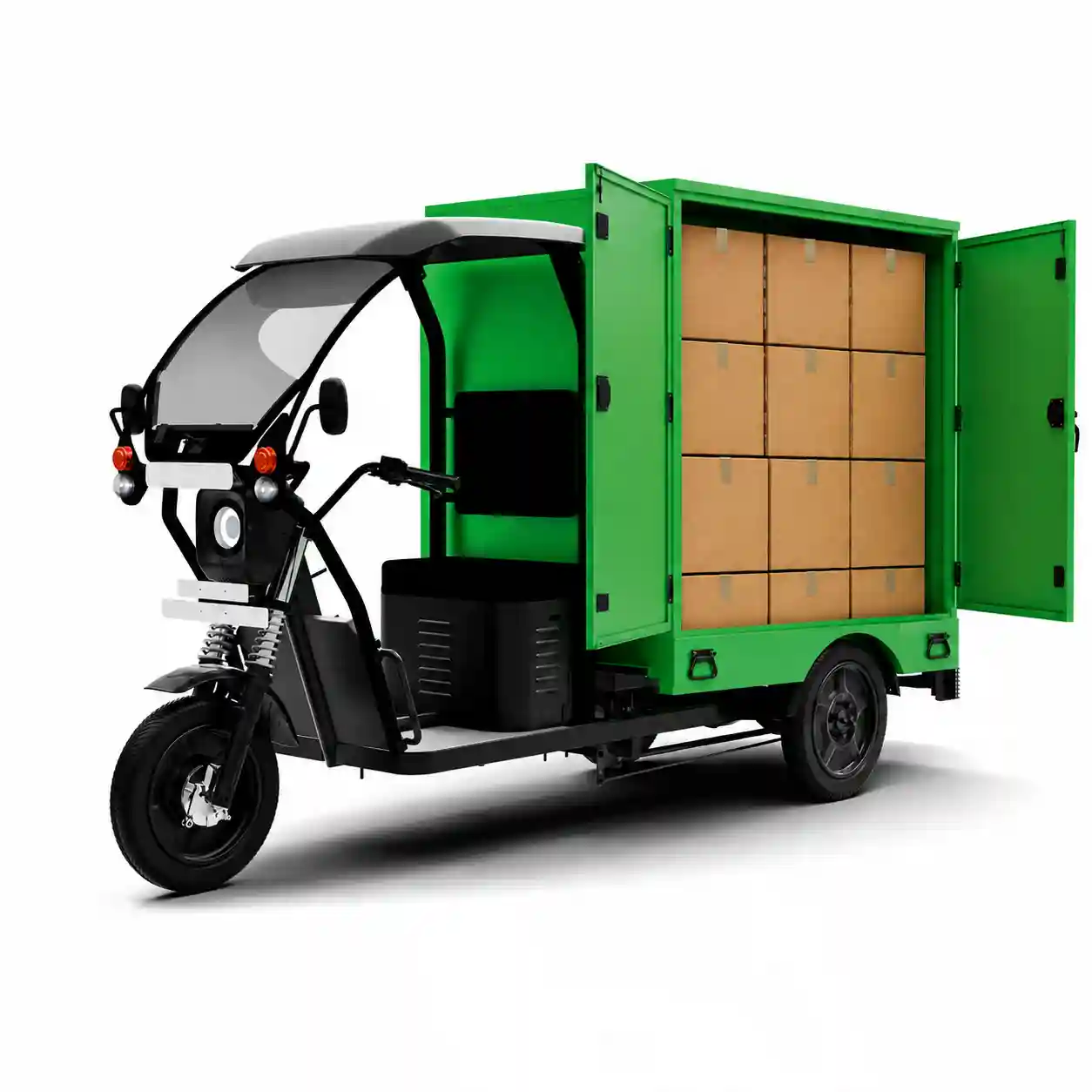 MicroPod Pro electric cargo 3-wheeler